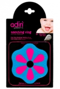    Adiri Petal Teething Ring, magenta-cyan