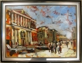 Картина «Москва. Тверская улица», масло, холст, 115x87 см. (в багете)